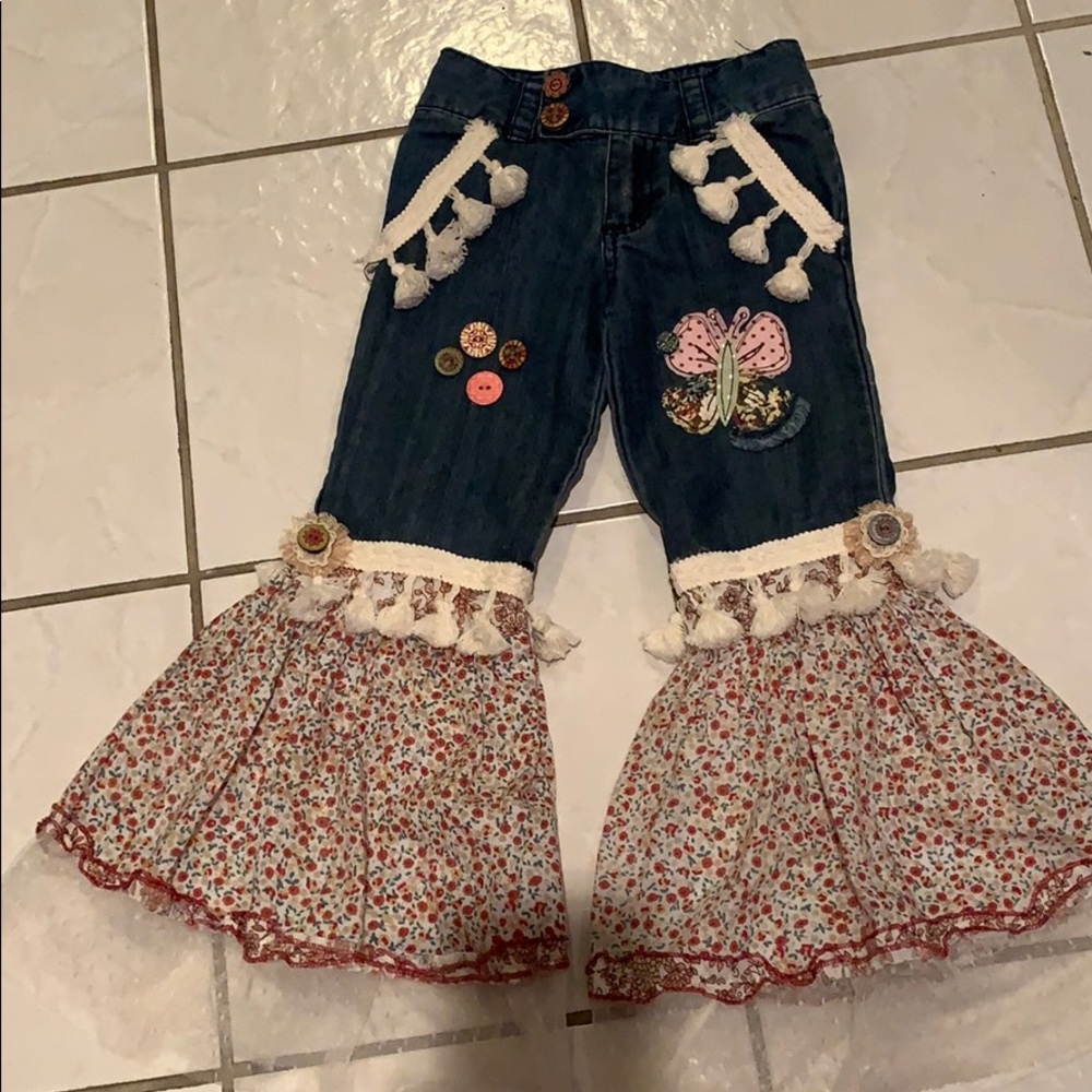 Up Cycle jeans. One of a kind Boho belles❤️✌🏻